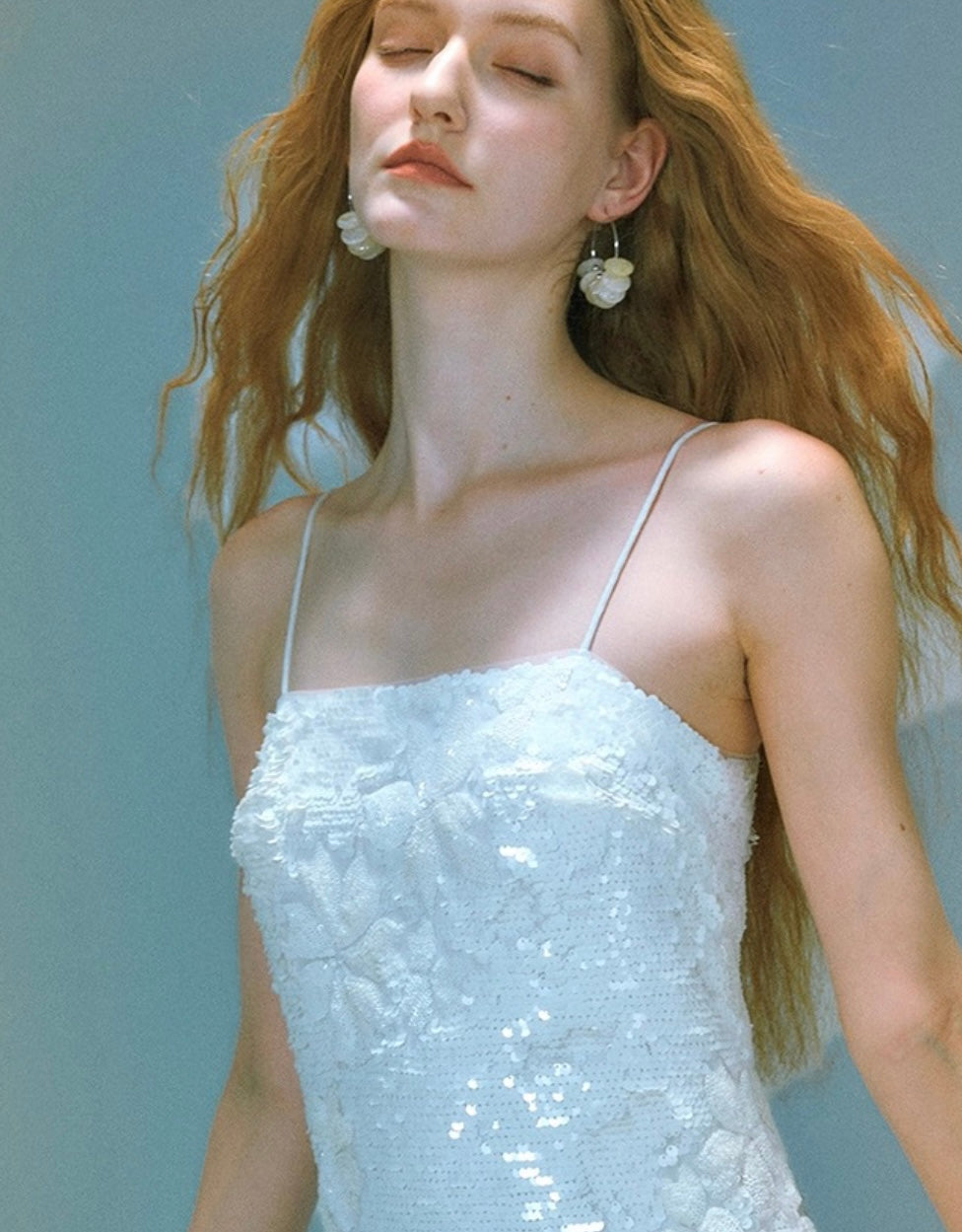 Sky blue and White