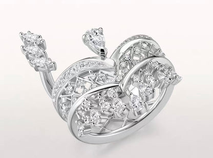 True Love Heart Diamond Ring