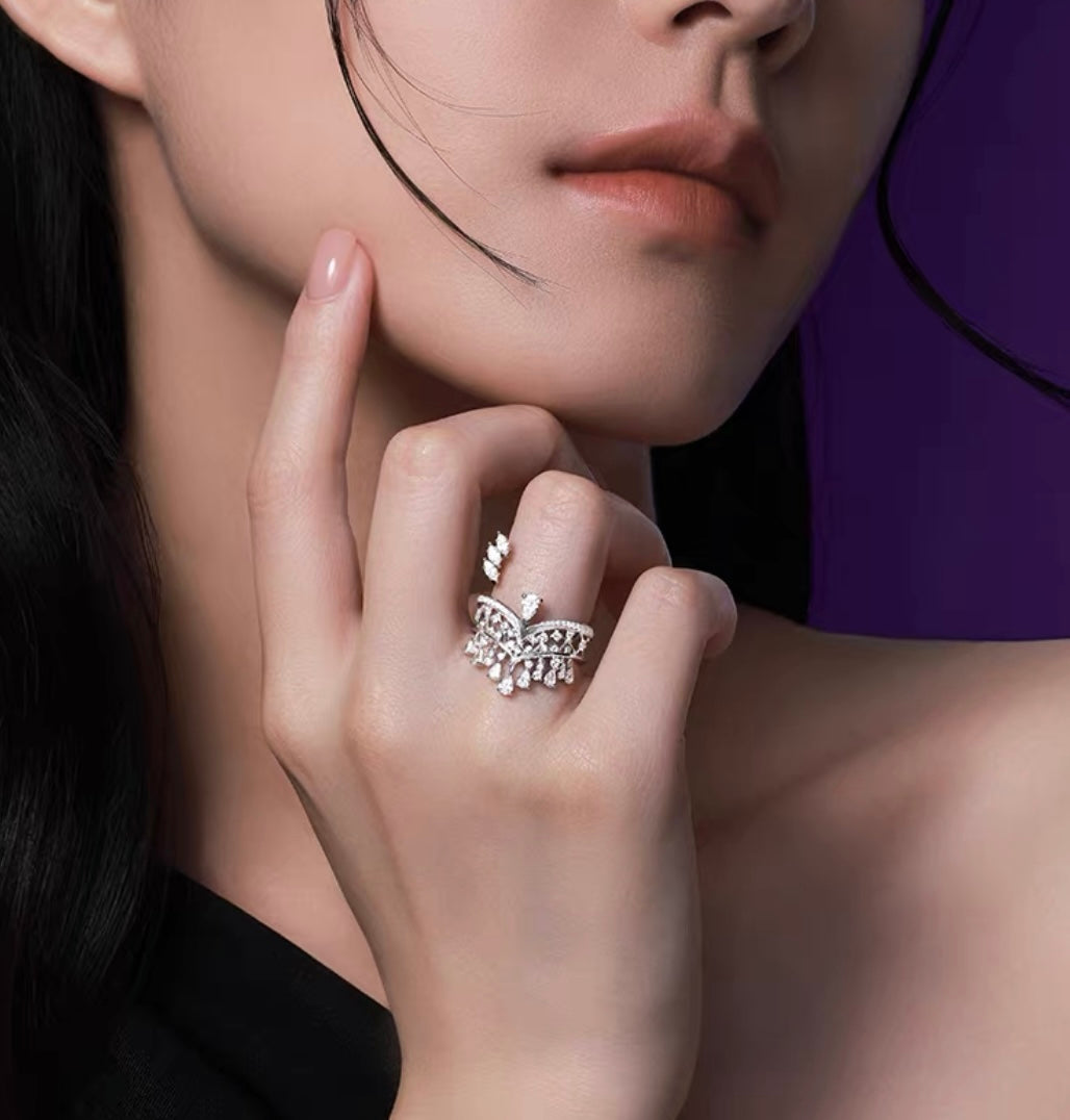 True Love Heart Diamond Ring