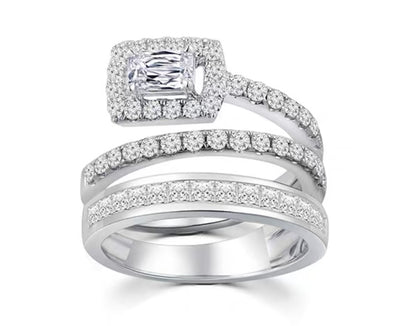 Unique Layer Diamond Ring