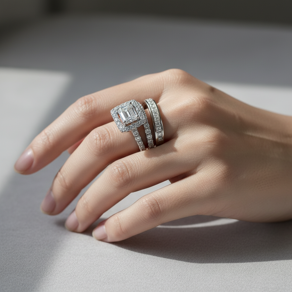 Unique Layer Diamond Ring